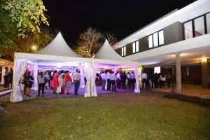 Photo of the courtyard fro the Afrasia Bank annual general meeting 2017