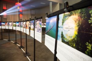 Photo for the picture exhibition inside the auditorium during the Chinese Embassy event 2019